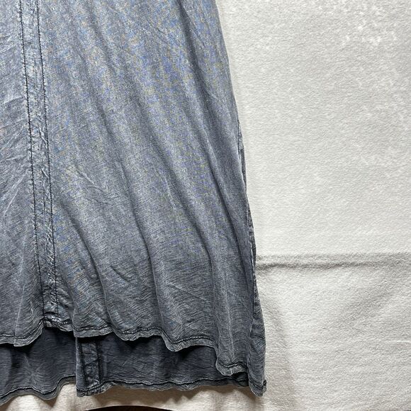 Anthropologie Daily Practice Dress Womens Medium Black Maxi Racer Back Sleeveles - Picture 5 of 12